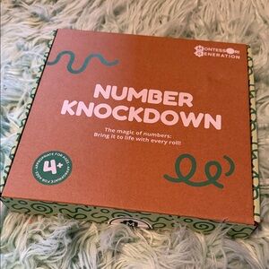 Montessori Generation Number Knockdown Game